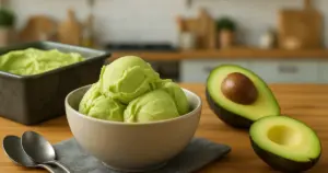 Avocado Eis mit Kokosmilch