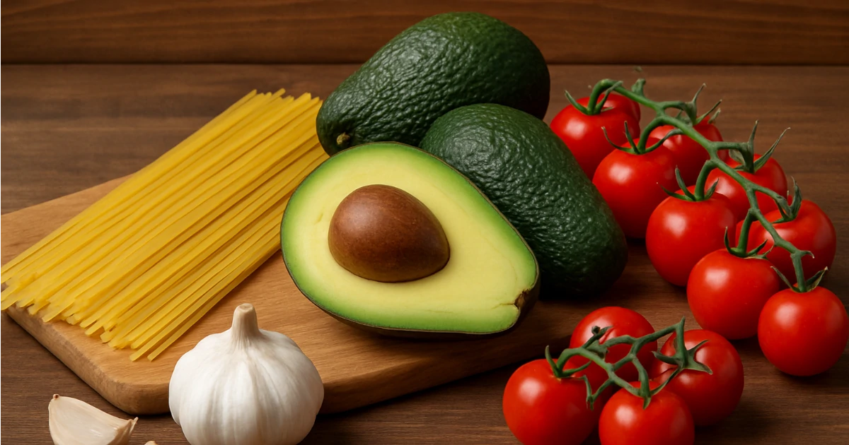 Spaghetti mit Avocadosauce